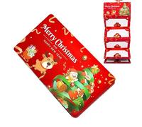 Money Box Christmas - Foldable 10 Slots Festive Holder | Happy Christmas Money Box,for Festival Valentines Birthday Proposal Children Kids Men Women Adults Friends