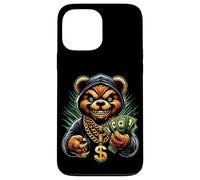 Money Calling Hip Hop Ours Teddy Tee Gangster Rap Swag Dope Coque pour iPhone 13 Pro Max