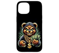 Money Calling Hip Hop Ours Teddy Tee Gangster Rap Swag Dope Coque pour iPhone 15