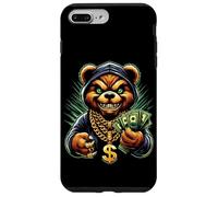 Money Calling Hip Hop Ours Teddy Tee Gangster Rap Swag Dope Coque pour iPhone 7 Plus/8 Plus