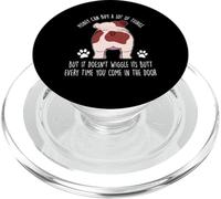 Money Can Buy A Lot of Things Funny Bulldog Dog Lovers PopSockets PopGrip pour MagSafe