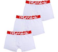 Money Chop White/Red 3Pk Trunks Triple Blanc Moyen Male