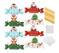 Money Gift Box - 9,76 x 2,17 x 5,91 Inches Christmas Money Pull Box, Christmas Pull Surprise Gift, Cash Roll With 40 Transparent Bags | For Christms Tree Party Holiday Adults Kids Accessories