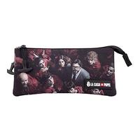 Money Heist Together-Trousse Triple HS, Multicolore