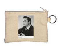 Money John Playing Guitar Bill Coin Artist Singers Célèbre California Movie Porte-monnaie Beige