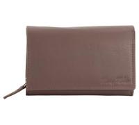 Money Maker - Grand Portefeuille en Cuir pour Femme - avec Protection RFID - Grand Espace de Rangement - Mauve