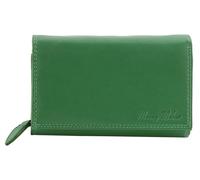 Money Maker - Grand Portefeuille en Cuir pour Femme - avec Protection RFID - Grand Espace de Rangement - Vert