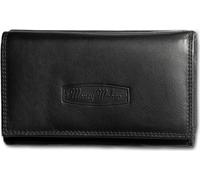 Money Maker Portefeuille en cuir pour femme noir 13.5x4x10cm OPJ702S
