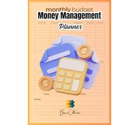Money Management Planner: Simple 120 Pages Budget Organizer for Monthly Tracking
