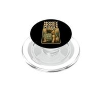 Money Money Puggy - Drôle de Chien Carlin Brainrot Gaming Slang Meme PopSockets PopGrip pour MagSafe
