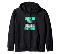 Money Over Feelings Light Teal Aqua Sweat à Capuche