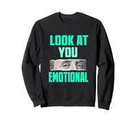 Money Over Feelings Light Teal Aqua Sweatshirt