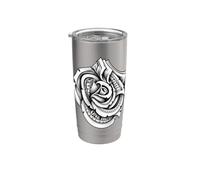 Money Rose Cash Bill de cent dollars Gobelet isotherme en acier inoxydable double paroi