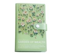 Money Saving Binder - 100 Days Challenge Book | 3D Oil Painting Cash Planner with Pocket Inserts, Finance Notebook with Payment Tracking and Bill Management for Home, Wallet Organizer