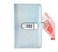 Money Saving Binder - 100 Envelopes Budget Planner for Cash Management, Money Binder with Password Lock for Secure Saving, Finance Organizer to Challenge Allowance Home School Personal Use