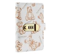 Money Saving Book - Budget Planner with Password Lock for Cash Management | Financial Organizer with Pages Perfect for Bills Coin Savings Tracking Teens Adults Kids Home Use