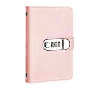 Money Saving Book Leather Cover, Lock Planner, Money Saver Binder | Money Saver Binder Savings Challenge Book for Budget Bill Financial Payment Home Apartment Dorm Office, School Travel Outdoor