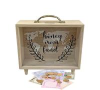 Money Saving Box - Transparent Acrylic Container, Secure Savings Holder