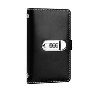 Money Saving Challenge Book with Lock, 100 Envelope Challenge Binder,Savings Challenges Book with Envelopes,Successfully Reach Your Savings Goals (Black)