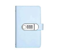 Money Saving Challenge Book with Lock, 100 Envelope Challenge Binder,Savings Challenges Book with Envelopes,Successfully Reach Your Savings Goals (Blue)