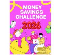 Money Savings Challenge 2026: Fun and Easy Savings Tracker | Budget Planner | Daily and Monthly Finance Organizer