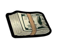 Money Ta-pis De 100 Dollars | Bill Runner Area Tapis | 100 B-Ill Imprent Area R-UG Avec Un Tapis AR-EA Bandle De Support Sans Glissement Pour Le Salon, Le Bureau, La Chambre Et Le Décor De Dortoir