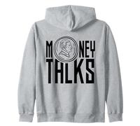 Money Talks Invest en Disant Cash Capitalism Sweat à Capuche