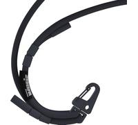 Money Walkie - Cordon Ajustable pour Walkie, Smartphone et Clés - Lanière Tour de Cou et Bandoulière - Accessoire Tendance, Pratique et Modulable - Pour Enfants, Ados et Adultes - Noir