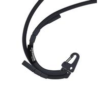 Money Walkie - Cordon Ajustable pour Walkie, Smartphone et Clés - Lanière Tour de Cou et Bandoulière - Accessoire Tendance, Pratique et Modulable - Pour Enfants, Ados et Adultes - Noir