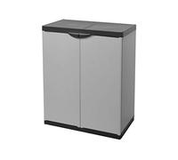 Armoires de jardin - Mongardi - Armoire de jardin extérieure polyvalente en résine 2 portes avec étagère Tord