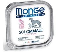 Monge Aliment Humide pour Chiens Monophtalmiques Pate pour Chien 100 % Porc 150 x 24 g