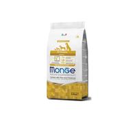 Monge All Breeds Chien Adult Poulet 2,5 kg, aliment complet pour chiens adultes de toutes tailles, goût poulet 2,5 kg.