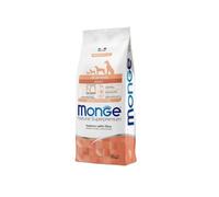 Monge all breeds Chien adulte saumon 12 kg, aliment complet pour chiens adultes de toutes tailles, goût saumon 12 kg.