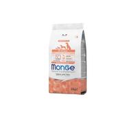 Monge All Breeds Chien Puppy Saumon 2,5 kg, aliment complet pour chiens chiots de toutes tailles, goût saumon 2,5 kg.