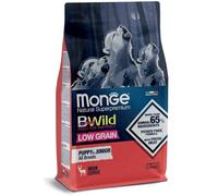 Monge BWild Chien Puppy All Breeds Grainfree Cerf aliment sec complet pour chiens chiots de toutes tailles sans céréales, lot de 2,5 kg.
