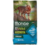 Monge Bwild Grain Free Cat Adult Sterilized Tuna with Peas 1.5kg