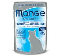 MONGE Cat Jelly Thon avec anchois 80 g