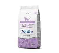 MONGE Cat Sterilised - Croquettes de poulet pour chats stérilisés - 1,5kg