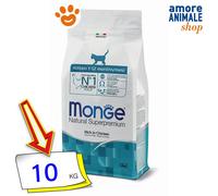Monge Chat Naturel Superpremium Pour Chaton 10 KG Au Poulet