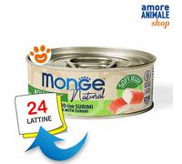 Monge Chat Naturelle Gelée Thon Et Surimi Nourriture Humide Chats Boîte De 80 Gr