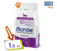 Monge Chat Nourriture Sèche Superpremium Adulte Poulet 400 Gr/1,5/10 Kg