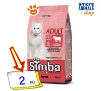 Monge Chat Simba Avec Bœuf Nourriture Sèche Pour Chats 2/20 Kg