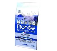 Monge Chien Grain Libre Tout Breeds Anchois Pommes de Terre Et Pois 2,5 KG