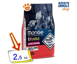 Monge Chien Sauvage Bas Grain Puppy Cerf Pour Nourriture Sec 2,5 / 12 KG