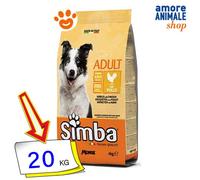 Monge Simba 20 KG Au Poulet - Croquettes Chien ^^ Aliments pour Chiens Adultes