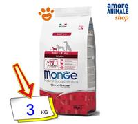 Monge Chiens Naturel Superpremium Senior Mini Avec Poulet Aliment Sec 3 Kg