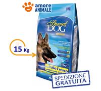 MONGE Croquettes Pour Chiens Spéciales Avec Du Poulet Frais 15 Kg