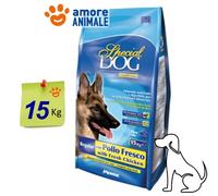 MONGE Croquettes Pour Chiens Spéciales Avec Du Poulet Frais 15 Kg