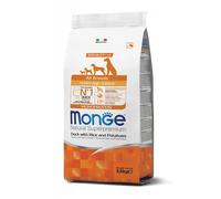 Monge Dog Puppy pour les Cheveux et le Corps Breed Canard 12 KG