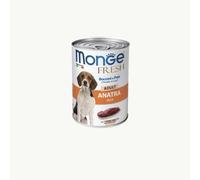 Monge Fresh Chien, nourriture complète pour chien adulte monge fresh goût canard | 24 boîtes de 400 grammes chacune.